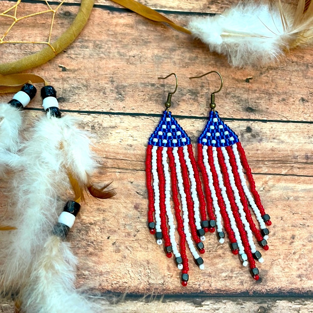 July the 4th Earring